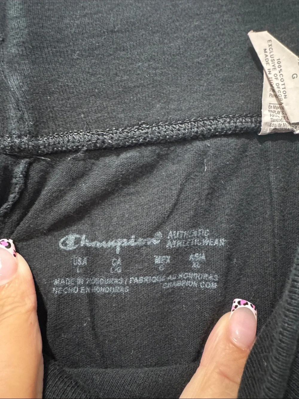 Champion Women's Black Drawstring Joggers